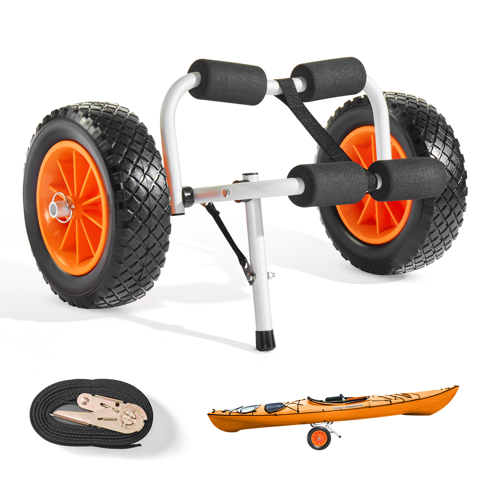 SucceBuy 200 lbs Kayak Cart Fo - Fishing Kayak Crate recension och pris