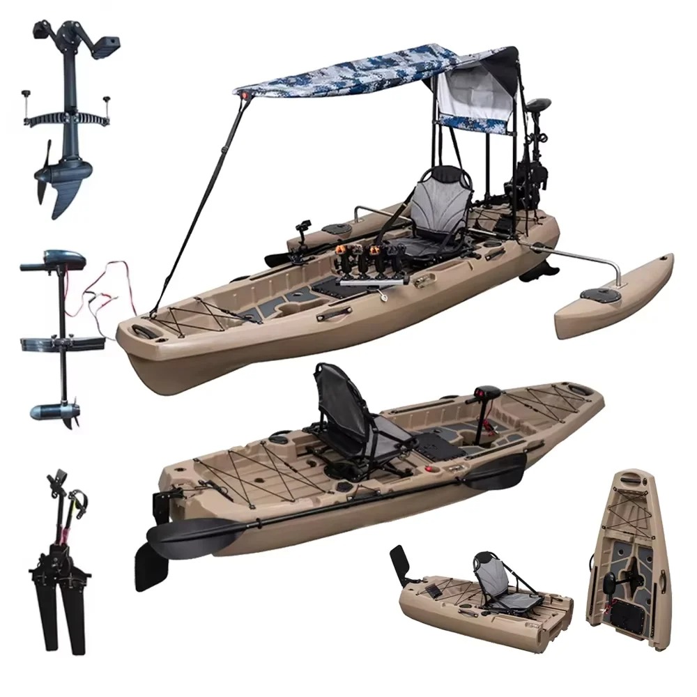 LLDPE Modular Kayak Canoe w/Pe - Fishing Kayak Pedal Drive recension och pris
