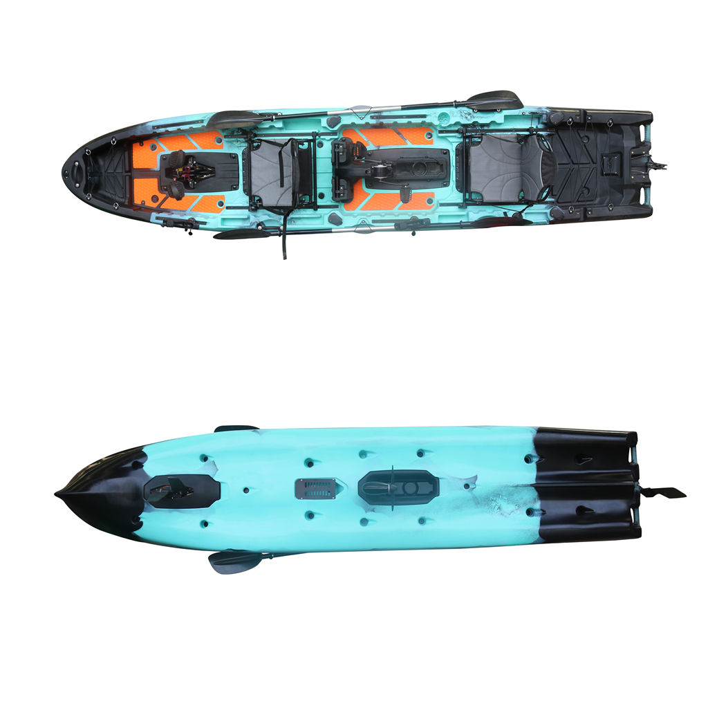 New Arrival 14FT 2-Person Peda - Fishing Kayak Pedal Drive recension och pris